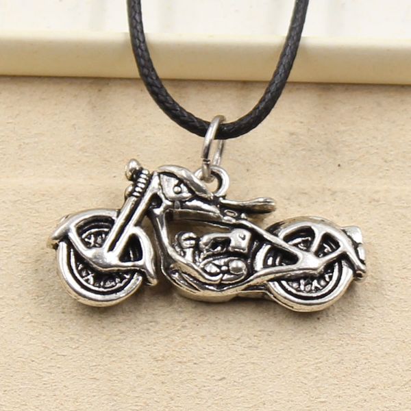 tibetan silver color pendant motorcycle necklace choker charm black leather cord factory price handmade jewelry o97q
tibetan silver color pendant motorcycle necklace choker charm black leather cord factory price handmade jewelry o97q
