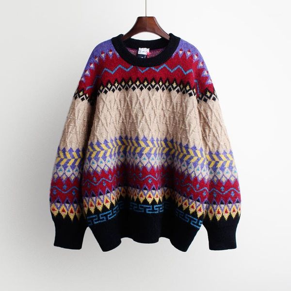 h.sa winter clothes women thick warm vintage sweater and pullovers twisted retro jumpers geomertric pull femme oversized sweater1, White;black 
h.sa winter clothes women thick warm vintage sweater and pullovers twisted retro jumpers geomertric pull femme oversized sweater1, White;black