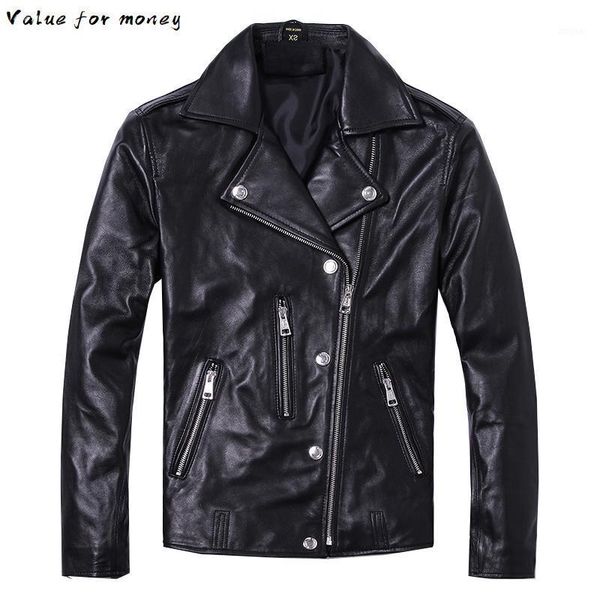new shipping. soft sheepskin motor coat.mens genuine leather jacket.slim biker's clothes.plus size quality jackets1, Black
new shipping. soft sheepskin motor coat.mens genuine leather jacket.slim biker's clothes.plus size quality jackets1, Black