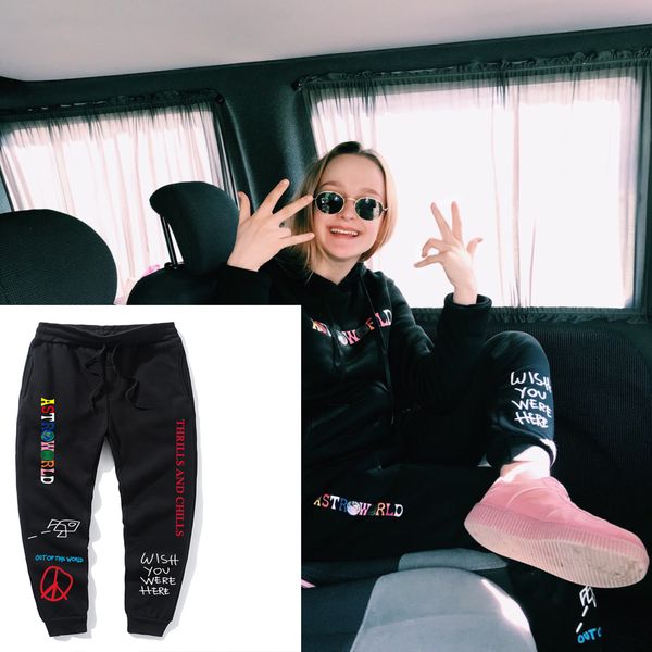 new quality fleece trousers travis scott astroworld letter printed women men jogging pants hip hop streetwear men sweatpants c1118, Gray
new quality fleece trousers travis scott astroworld letter printed women men jogging pants hip hop streetwear men sweatpants c1118, Gray