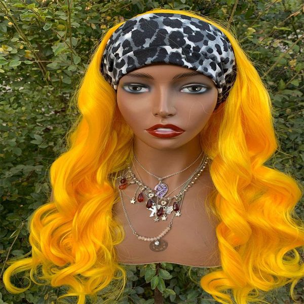 synthetic wigs glueless light yellow machine wig for black women body wave heat resistant fiber hairafrican american hair
synthetic wigs glueless light yellow machine wig for black women body wave heat resistant fiber hairafrican american hair