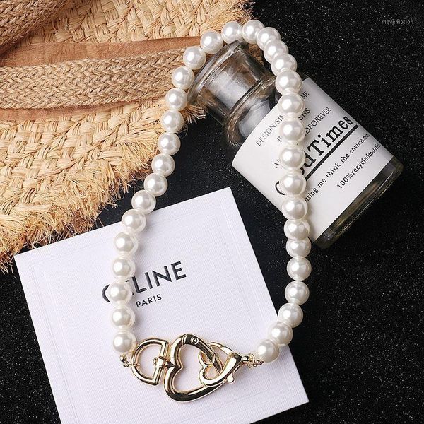 new korean key chain big pearl necklace retro simple network red person thick pearl clavicle chain short necklace1, Golden;silver
new korean key chain big pearl necklace retro simple network red person thick pearl clavicle chain short necklace1, Golden;silver