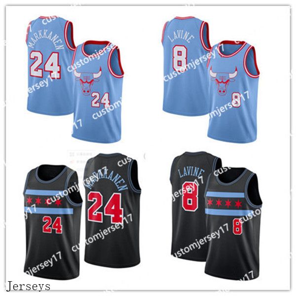 2020 мужчин быков чикаго 24 markkanen 8 lavine blue high school zach lauri edition swingman city jersey баскетбол, Black
2020 мужчин быков чикаго 24 markkanen 8 lavine blue high school zach lauri edition swingman city jersey баскетбол, Black