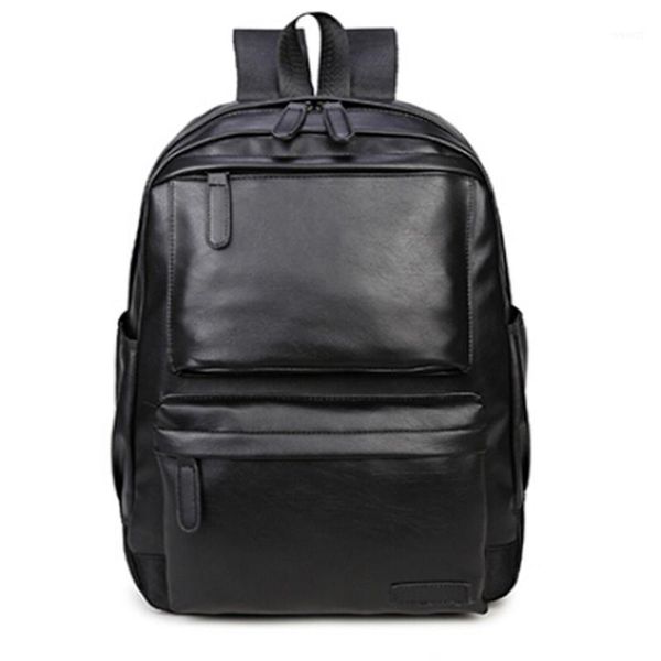 backpack 2021 men women vintage leather travel rucksack shoulder school bag for teenagers masculina*101
backpack 2021 men women vintage leather travel rucksack shoulder school bag for teenagers masculina*101