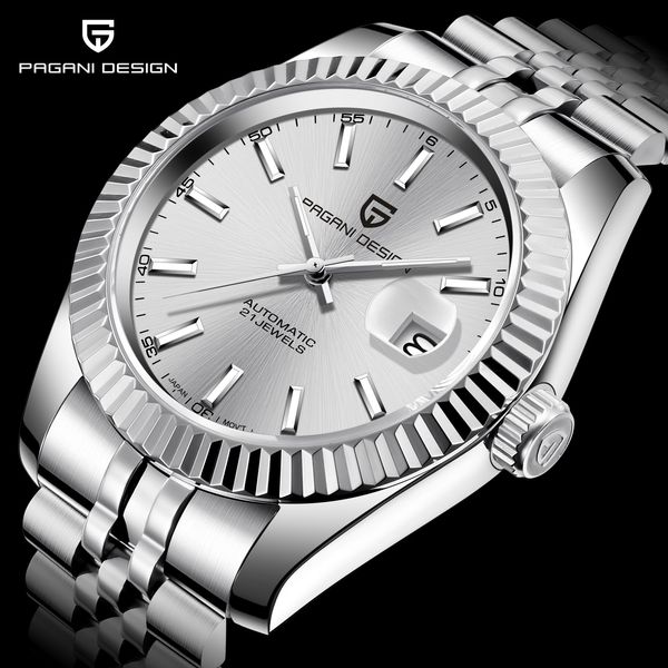 pagani design mechanical watch men wrist automatic watches men waterproof black full-steel watch clock montre homme newwatch 201120, Slivery;brown
pagani design mechanical watch men wrist automatic watches men waterproof black full-steel watch clock montre homme newwatch 201120, Slivery;brown