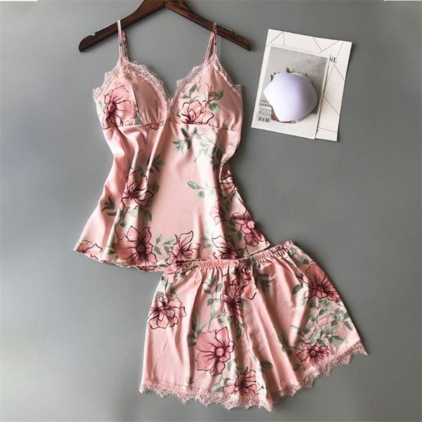 lace print erotic lingerie pajamas set for women v-neck camisole and shorts female sleepwear summer fashion lady homewear y200708, Black;red
lace print erotic lingerie pajamas set for women v-neck camisole and shorts female sleepwear summer fashion lady homewear y200708, Black;red