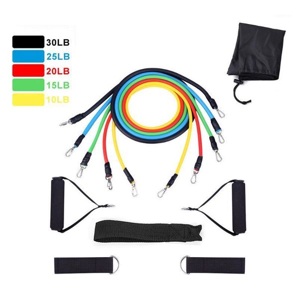 resistance bands 11pc/set fitness equipment workout elastic home body training set gym 10-100lb1
resistance bands 11pc/set fitness equipment workout elastic home body training set gym 10-100lb1