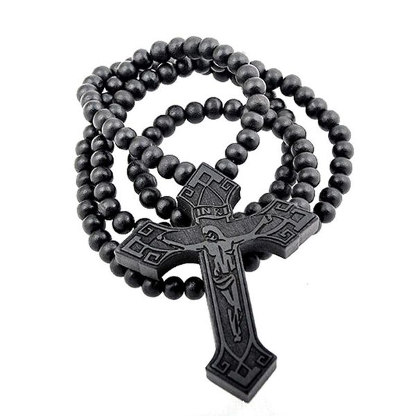 chokers hip hop wood cross necklace for men rock style wooden beads long chain jesus pendant women christ jewelry party gift, Golden;silver
chokers hip hop wood cross necklace for men rock style wooden beads long chain jesus pendant women christ jewelry party gift, Golden;silver