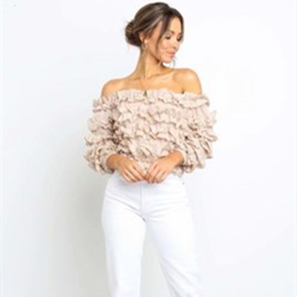 2021 new autumn shirt female fashionable lotus leaf solid color short commute office lady lacework loose women blouse vogue, White
2021 new autumn shirt female fashionable lotus leaf solid color short commute office lady lacework loose women blouse vogue, White