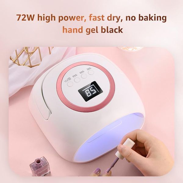 nail dryers 72w uv lamp dryer led display 4 timers curing gel light for polish nails manicure tool
nail dryers 72w uv lamp dryer led display 4 timers curing gel light for polish nails manicure tool