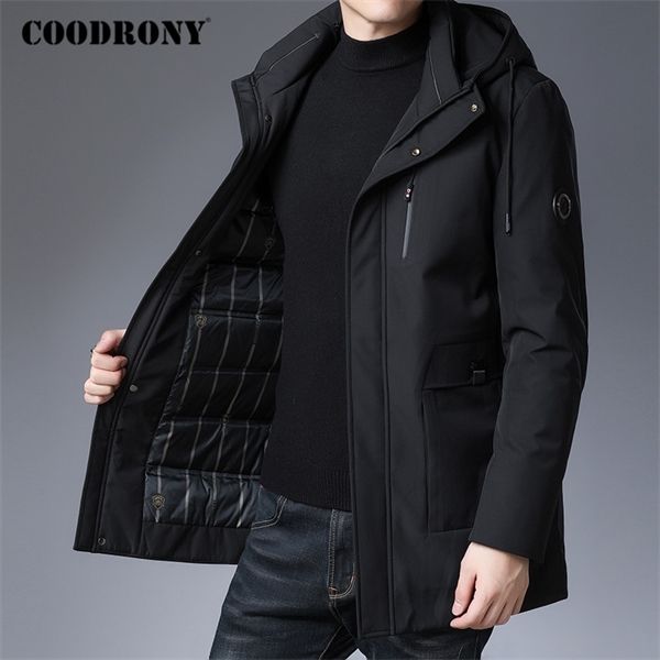 coodrony brand men's winter jacket fashion casual parka hooded coat men 2020 new arrival thick warm duck down jackets c8032 q1217, Black
coodrony brand men's winter jacket fashion casual parka hooded coat men 2020 new arrival thick warm duck down jackets c8032 q1217, Black