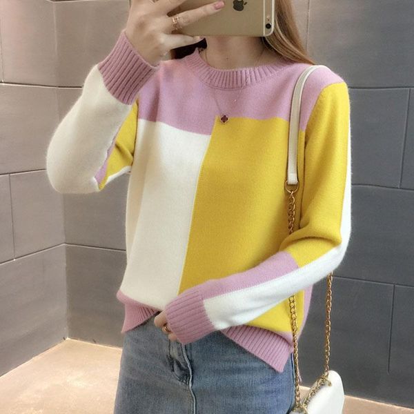 knitted sweater pull women fashion ladies winter new korean women sweaters lady long sleeve casual autumn jumper knit, White;black
knitted sweater pull women fashion ladies winter new korean women sweaters lady long sleeve casual autumn jumper knit, White;black