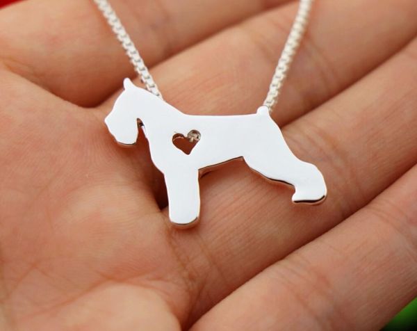 schnauzer dog necklace pet lovers pendant jewelry golden colors plated fast delivery, Silver
schnauzer dog necklace pet lovers pendant jewelry golden colors plated fast delivery, Silver