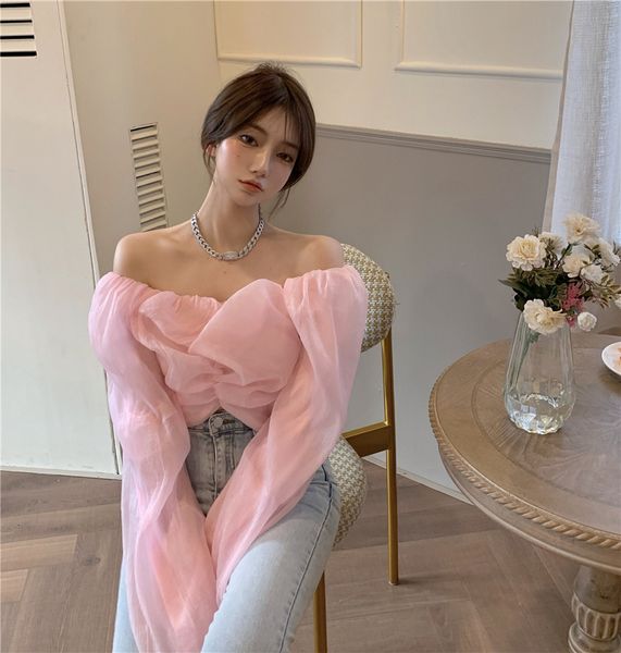 2021 new femme womens off the s autumn french style breath long female sleeve chiffon blouses (r99324) ksjk, White
2021 new femme womens off the s autumn french style breath long female sleeve chiffon blouses (r99324) ksjk, White