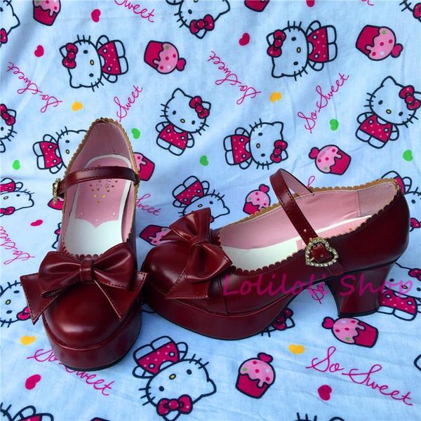 princess sweet lolita shoes loliloliyoyo antaina japanese design cos shoes custom red thick heel round head with bow a519, Black
princess sweet lolita shoes loliloliyoyo antaina japanese design cos shoes custom red thick heel round head with bow a519, Black