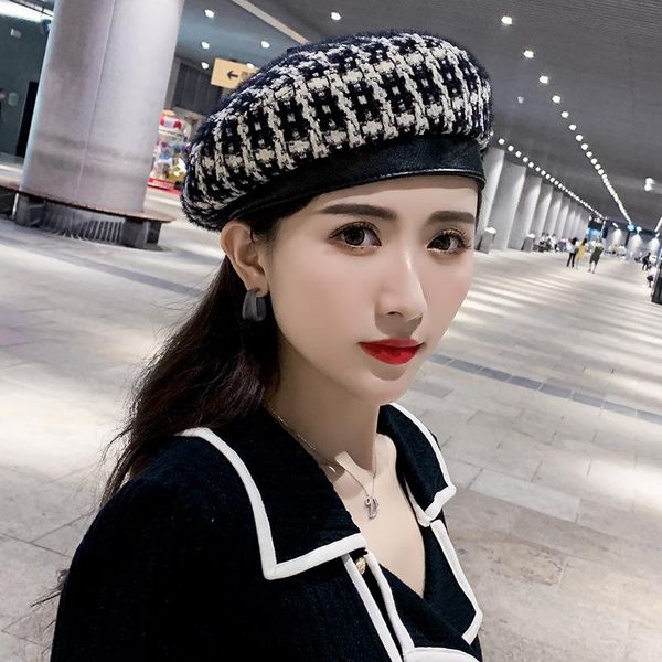 beanie/skull caps swak winter beret women sboy hat plush british plaid beanie bonnet retro elegant french artist painter plain cap, Blue;gray
beanie/skull caps swak winter beret women sboy hat plush british plaid beanie bonnet retro elegant french artist painter plain cap, Blue;gray