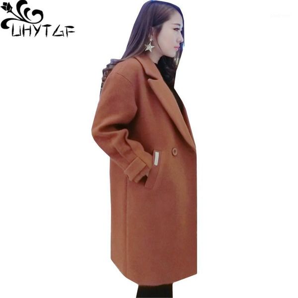 uhytgf autumn coat women lapel slim winter wool jacket temperament elegant female coats small fresh thick warm woolen jacket 2811, Black
uhytgf autumn coat women lapel slim winter wool jacket temperament elegant female coats small fresh thick warm woolen jacket 2811, Black