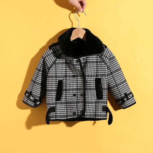 children's clothing 2020 winter new snoopy boys' coat foreign sle thousand bird check et baby leisure plush, Black
children's clothing 2020 winter new snoopy boys' coat foreign sle thousand bird check et baby leisure plush, Black