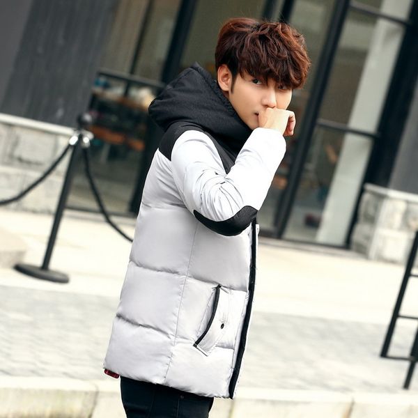 winter with hood hoodies fashion shreds colour white duck down breathing man's jacket warm wind-proof outwear top, Black
winter with hood hoodies fashion shreds colour white duck down breathing man's jacket warm wind-proof outwear top, Black