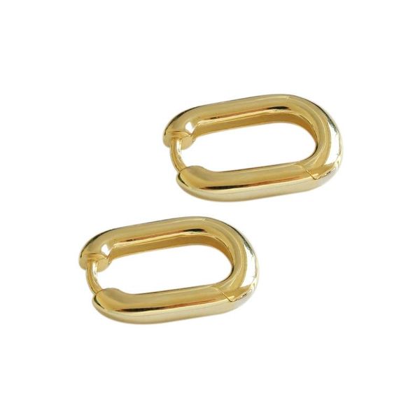 hoop & huggie 3umeter sterling silver earring vintage oval earrings simple generous female accessories valentine's day gift for lover, Golden;silver
hoop & huggie 3umeter sterling silver earring vintage oval earrings simple generous female accessories valentine's day gift for lover, Golden;silver