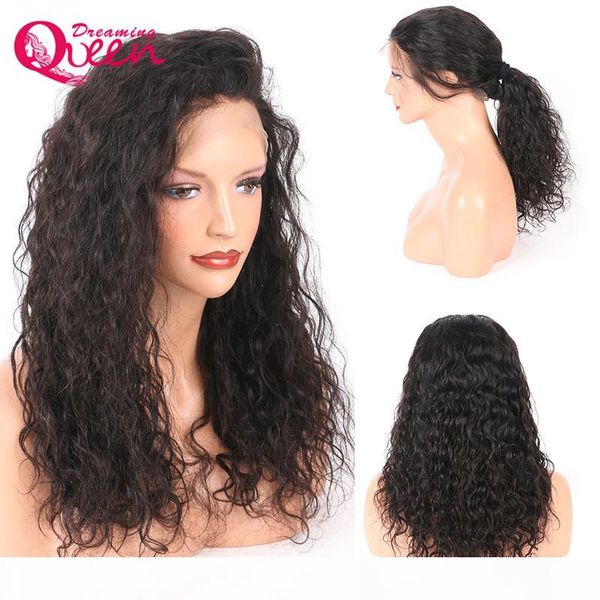 lace frontal peruvian hair wigs for black women water wave wigs natural hairline, Black;brown
lace frontal peruvian hair wigs for black women water wave wigs natural hairline, Black;brown