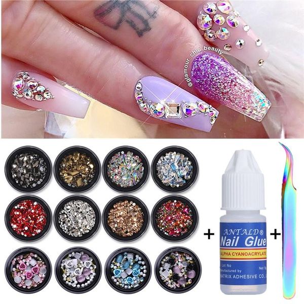nail art decorations 2pcs/set 3d rhinestones stones crystals mixed colorful diy design with curved tweezer, Silver;gold
nail art decorations 2pcs/set 3d rhinestones stones crystals mixed colorful diy design with curved tweezer, Silver;gold