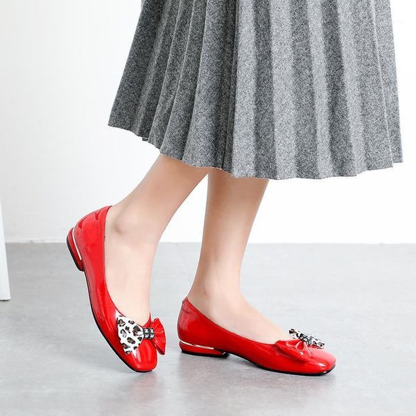 women patent leather square toe bowties pumps 2cm low heels shoes woman party wedding office ladies shoes size 41 42 431, Black
women patent leather square toe bowties pumps 2cm low heels shoes woman party wedding office ladies shoes size 41 42 431, Black