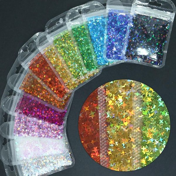 nail glitter 1pc holographic laser four-pointed star shape acrylic sequins flakes 12 colors tips, Silver;gold
nail glitter 1pc holographic laser four-pointed star shape acrylic sequins flakes 12 colors tips, Silver;gold