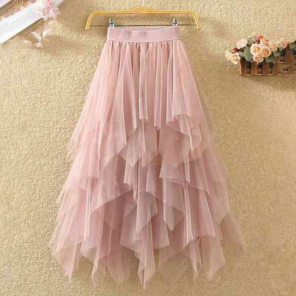 fashion women solid tutu tulle skirt elastic high waist net long paragraph irregular hem sweet skirt ladies stylish wear, Black
fashion women solid tutu tulle skirt elastic high waist net long paragraph irregular hem sweet skirt ladies stylish wear, Black