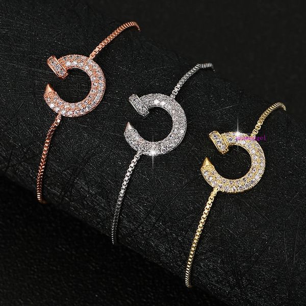 High-endStylish zircon bracelet female adjustable ultra-flash crystal nail student honey minimalist, Silver
High-endStylish zircon bracelet female adjustable ultra-flash crystal nail student honey minimalist, Silver