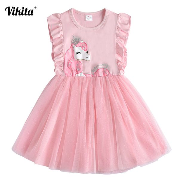 vikita brand girls unicorn summer dresses children sequins tutu dress kids flare sleeve cotton frocks baby girl princess clothes t200624, Red;yellow
vikita brand girls unicorn summer dresses children sequins tutu dress kids flare sleeve cotton frocks baby girl princess clothes t200624, Red;yellow