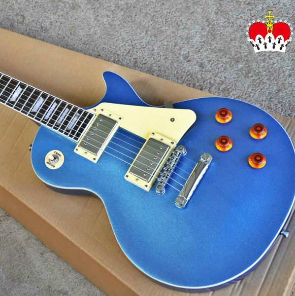 gylp-3032 metal blue color lp electric guitar, solid body with binding, pearl inlay rosewood fretboard ,6 strings, oem
gylp-3032 metal blue color lp electric guitar, solid body with binding, pearl inlay rosewood fretboard ,6 strings, oem