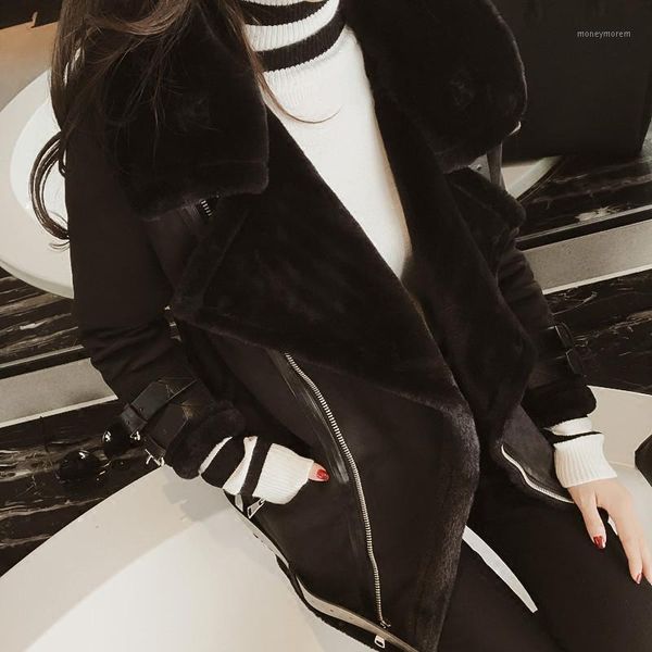 women's leather & faux spring fashion long sleeves high-quality female zipper mandarin collar jackets women jacket fake fur loose coat, Black
women's leather & faux spring fashion long sleeves high-quality female zipper mandarin collar jackets women jacket fake fur loose coat, Black