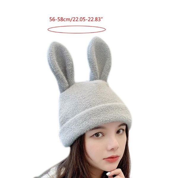 women winter knit beanie hat ears skull cap party ear warmer 270d, Blue;gray
women winter knit beanie hat ears skull cap party ear warmer 270d, Blue;gray