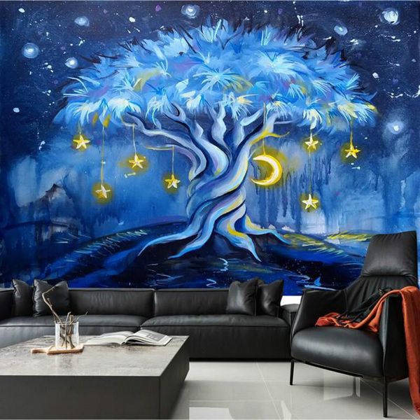 cartoon night view blue tree 3d wallpaper for children's room wall decoration painting home improvement nonwovens wallpaper
cartoon night view blue tree 3d wallpaper for children's room wall decoration painting home improvement nonwovens wallpaper