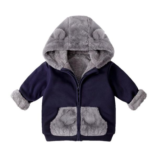 (2-7y) children's jackets for boys and girls double-layer plus fleece warm hooded pocket zipper coat jacket comfortable f4*, Blue;gray
(2-7y) children's jackets for boys and girls double-layer plus fleece warm hooded pocket zipper coat jacket comfortable f4*, Blue;gray