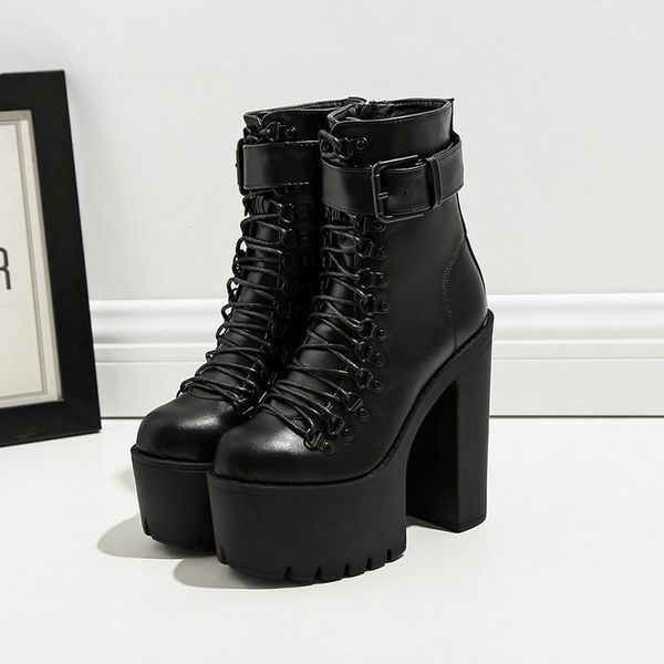 boussac round toe black punk high heel motorcycle boots women buckle decoration platform ankle boots women lace up1
boussac round toe black punk high heel motorcycle boots women buckle decoration platform ankle boots women lace up1