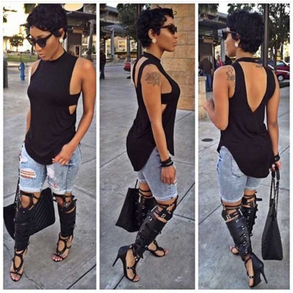 wholesale- fashion women t-shirts summer sleeveless casual tee t-shirt fashion new style, White
wholesale- fashion women t-shirts summer sleeveless casual tee t-shirt fashion new style, White