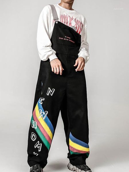joggers men overalls men rainbow jumpsuit casual multi pockets fashion autumn new 20201, Black
joggers men overalls men rainbow jumpsuit casual multi pockets fashion autumn new 20201, Black