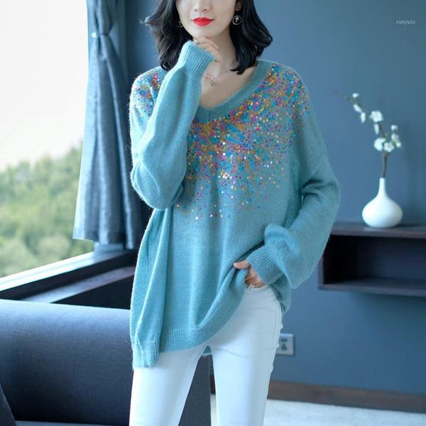 autumn v-neck knitted sweater women plus size pullovers female woolen sweater pullover winter loose sweaters oversize pull1, White;black
autumn v-neck knitted sweater women plus size pullovers female woolen sweater pullover winter loose sweaters oversize pull1, White;black