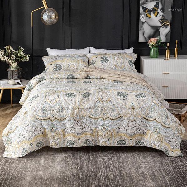 chausub print quilt 3pcs bedspreads for bed cotton quilts bed cover pillowcase king queen size quilted coverlet blanket on1
chausub print quilt 3pcs bedspreads for bed cotton quilts bed cover pillowcase king queen size quilted coverlet blanket on1