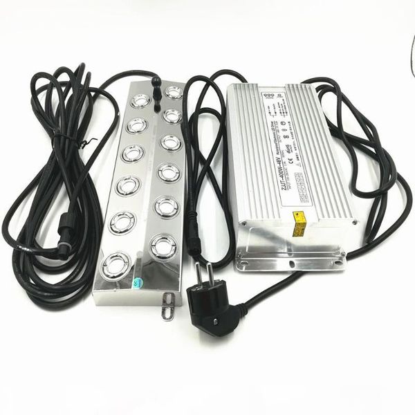 dc48v 8500ml h ultrasonic atomizer 12 head humidifier with 220v waterproof power supply for greenhouse mushroom eu au uk us
dc48v 8500ml h ultrasonic atomizer 12 head humidifier with 220v waterproof power supply for greenhouse mushroom eu au uk us