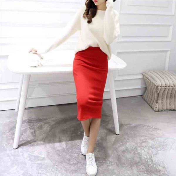 women solid elegant split slim skirts hight waist kintting cotton ladies summer skirts mid-calf bodycon pencil skirt saia, Black
women solid elegant split slim skirts hight waist kintting cotton ladies summer skirts mid-calf bodycon pencil skirt saia, Black