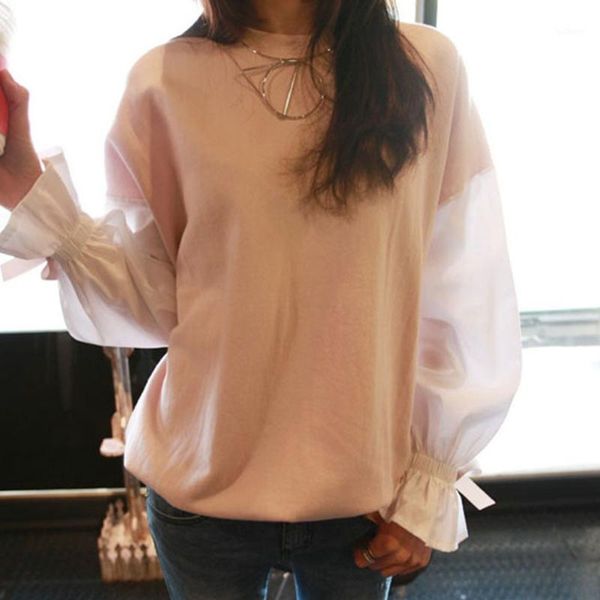 bowknot bandage casual sweet loose women sweatshirt cute party flare sleeve spring autumn o neck daily girls sweatshirt #31, Black 
bowknot bandage casual sweet loose women sweatshirt cute party flare sleeve spring autumn o neck daily girls sweatshirt #31, Black