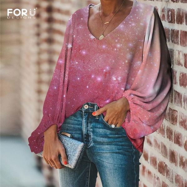 forudesigns casual galaxy space prints blouse shirt autumn spring long sleeve women shirts elegant office lady v-neck large size, White
forudesigns casual galaxy space prints blouse shirt autumn spring long sleeve women shirts elegant office lady v-neck large size, White