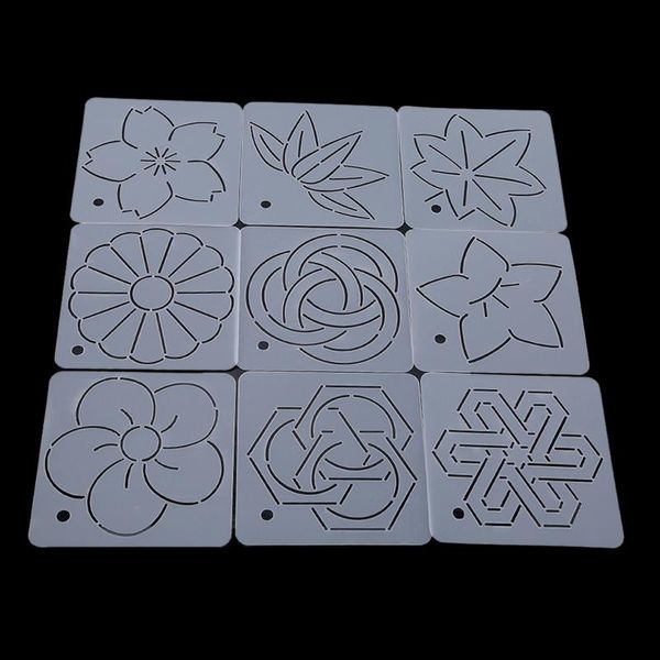 9pcs/set crimping template thorn sub embroidered template quilting templates patchwork tools handmade diy sewing tool set, Black
9pcs/set crimping template thorn sub embroidered template quilting templates patchwork tools handmade diy sewing tool set, Black