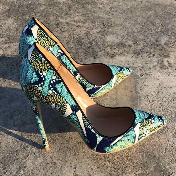 fashions fret women's green printed toe pointed shoes high heels boots bombs six inches f717, Black
fashions fret women's green printed toe pointed shoes high heels boots bombs six inches f717, Black