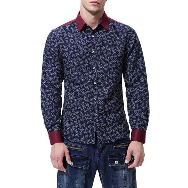 men's casual shirts male smart printed british style men hombre autumn streetwear youth fashion street dress slim moownuc, White;black
men's casual shirts male smart printed british style men hombre autumn streetwear youth fashion street dress slim moownuc, White;black