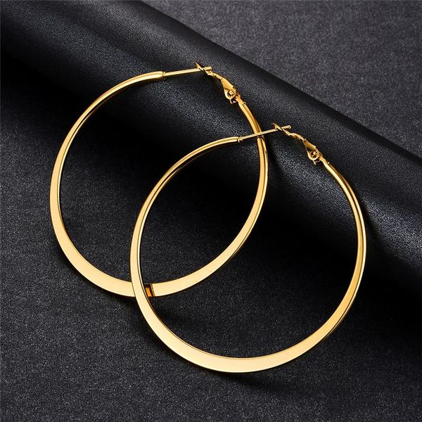 bamos exaggerated 4 color stainless steel hoop earrings for women big round circle earrings wedding party accessories gift, Golden;silver
bamos exaggerated 4 color stainless steel hoop earrings for women big round circle earrings wedding party accessories gift, Golden;silver