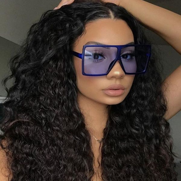 sunglasses 2021 oversized square women trendy flat red blue clear lens vintage men gradient shades uv400, White;black
sunglasses 2021 oversized square women trendy flat red blue clear lens vintage men gradient shades uv400, White;black